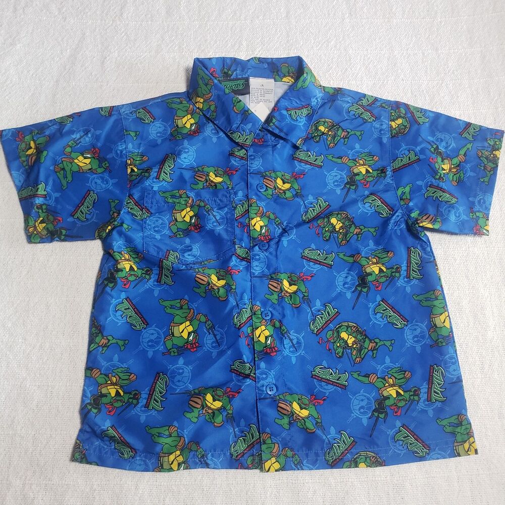 Boys Teenage Mutant Ninja Turtles Button Down Shirt